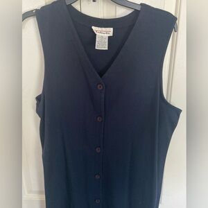 Talbots dress Button up front size XL